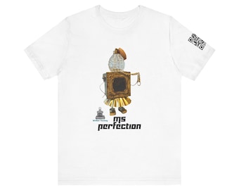 Ms Perfection - Wobot Factory Tee | Retro Robot Illustration