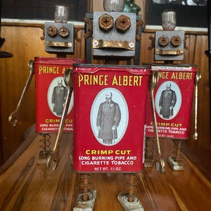 Ideabot - the WoBot robot - Handmade robot - Steampunk assemblage - Found Object Robot - Steampunk Robot gift