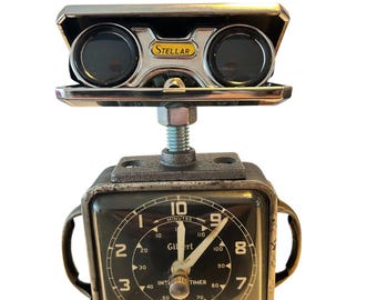 Gilbert - the WoBot robot - Handmade Robot - Found Object Robot - Junkbot - Steampunk