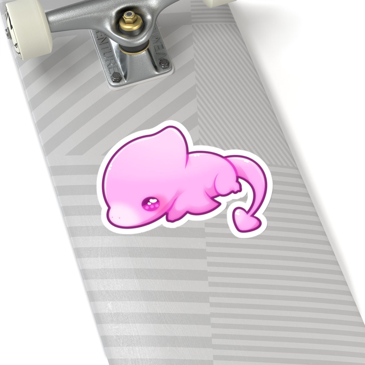 Kawaii Pink Pterodactyl Sticker: Chibi Dino Decal, Scrapbooking ...