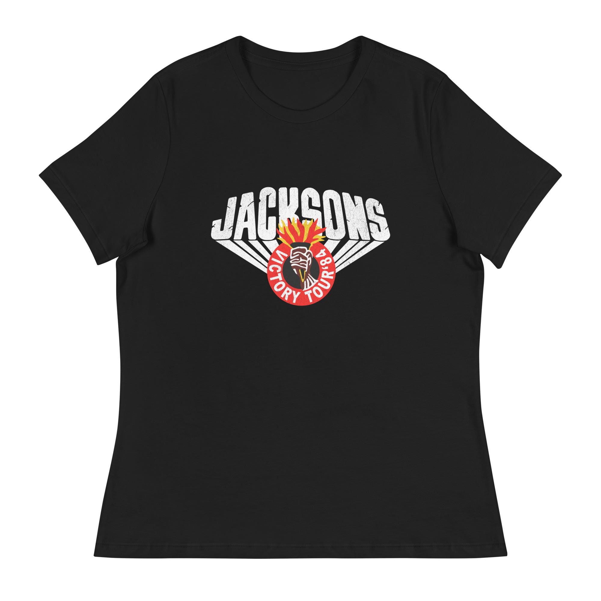 Jacksons Victory Tour 84 Women's Relaxed T-shirt - Etsy Canada