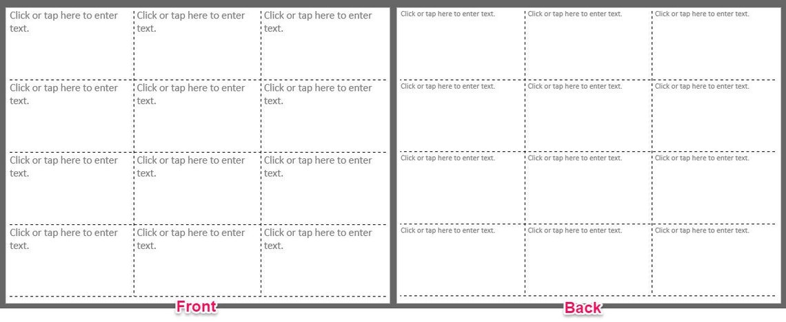 12 Printable Notecards - Etsy