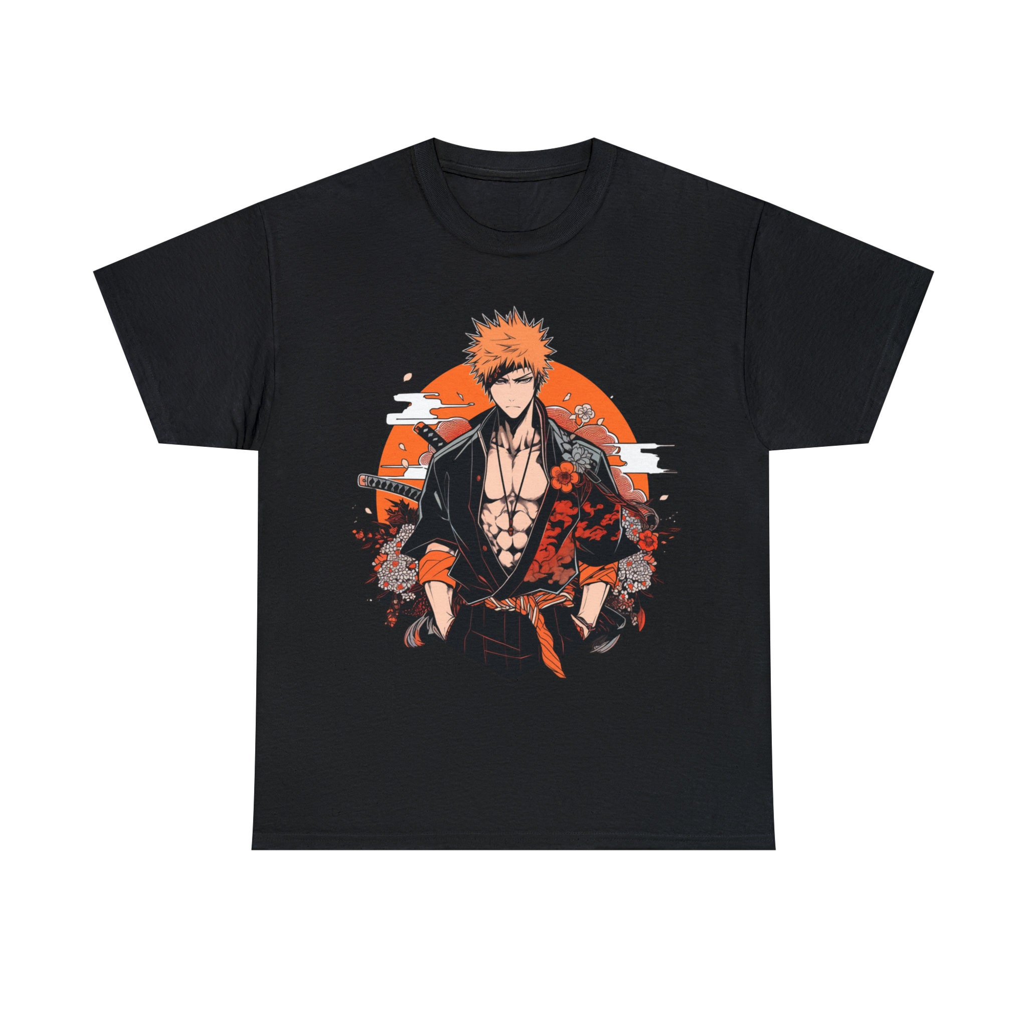 Buy Popfunk Bleach Anime Ichigo Kurasaki and Hollow T Shirt  Stickers  XXLarge Black at Amazonin