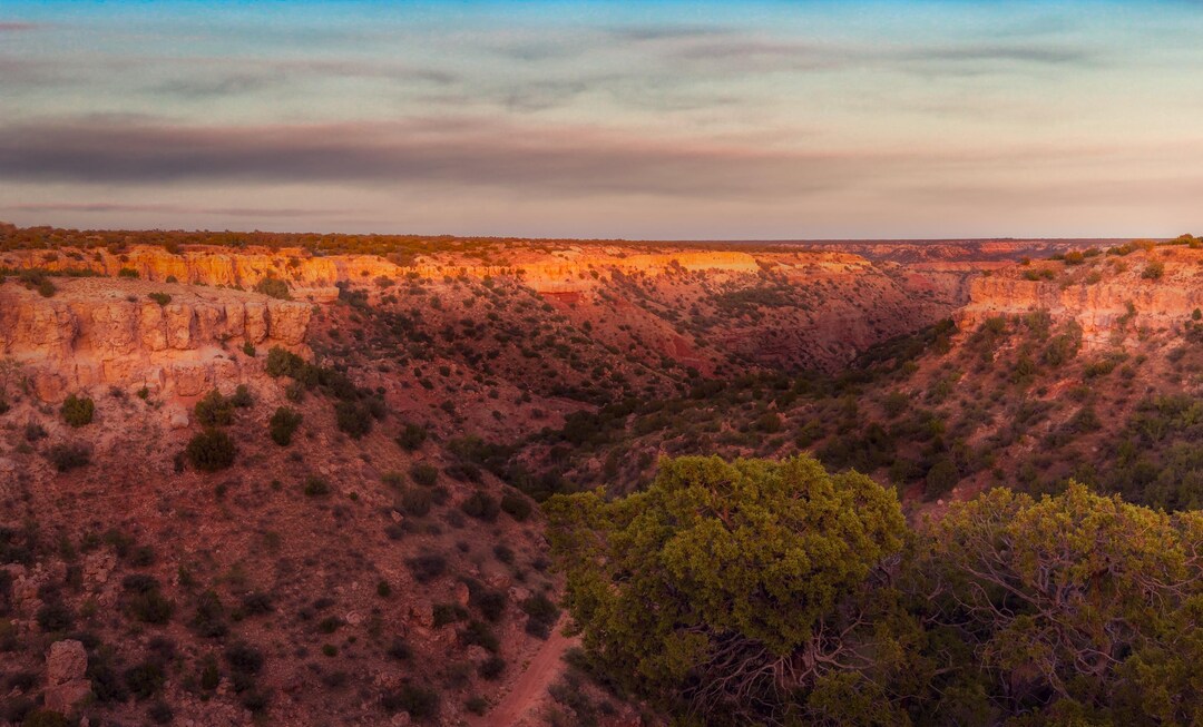 Sunset Over Palo Duro Canyon | Fine Art Landscape | Paper | Canvas ...