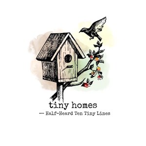 Tiny Homes – Cartes de devis imprimables | Papeterie numérique poétique | doux et solitaire | Journalisation douce PDF | Dix petites lignes