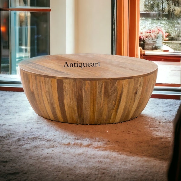 Drum Coffee Table Etsy