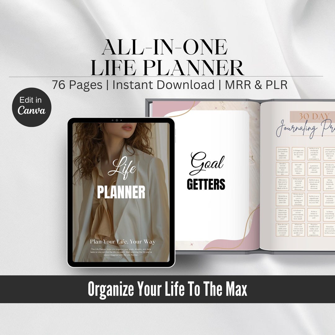 Ultimate Life Planner PLR With Master Resell Rights | Done for You ...