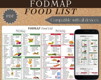 Low Fod Map Lebensmittel für Darmentzündung, High Fod Map Lebensmittel PDF, druckbare Fod Map Ernährung Lebensmittelführer, Fod Map Lebensmittelliste, Lebensmittelempfindlichkeit