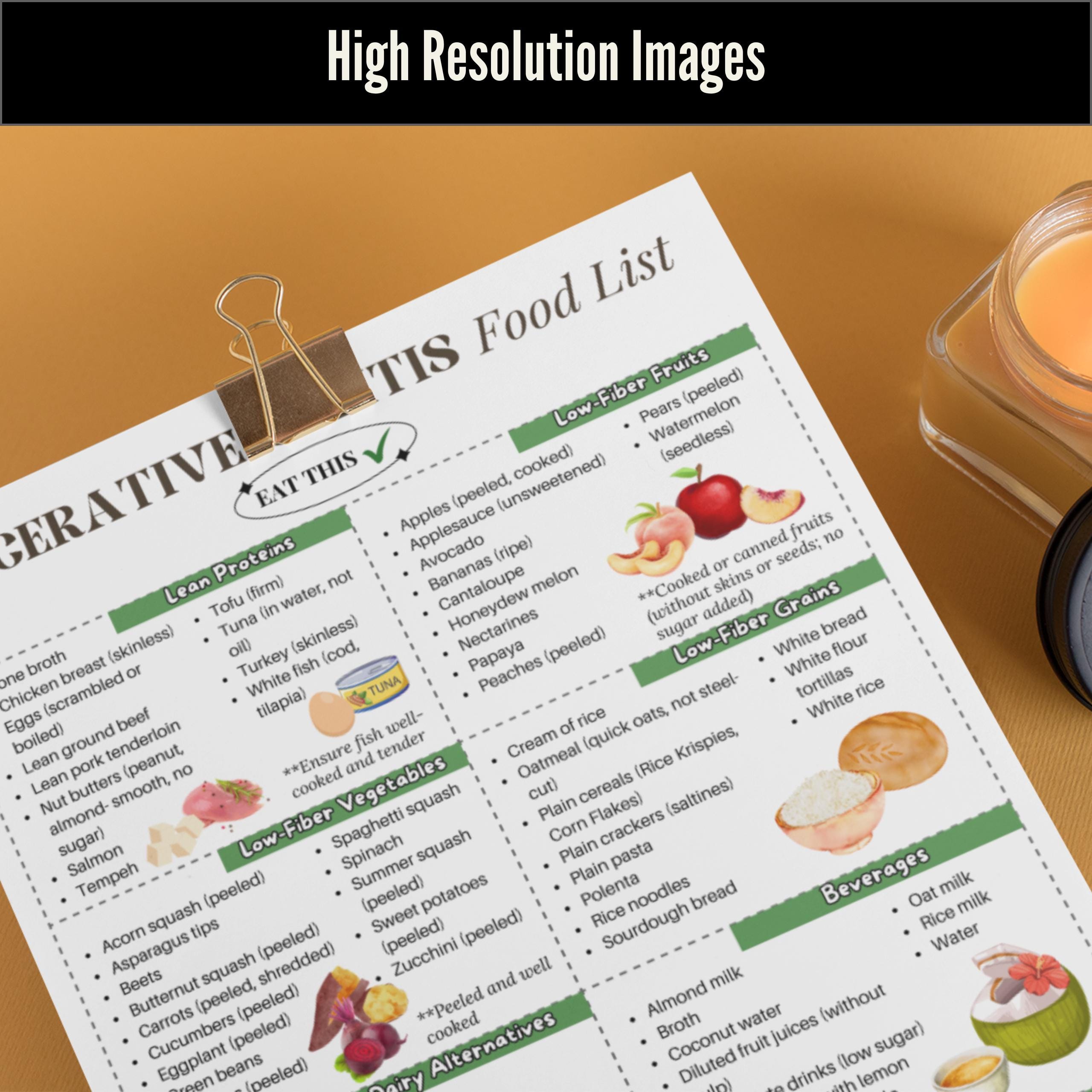 Ulcerative Colitis Food List for Ulcerative Colitis Warrior, Ulcerative