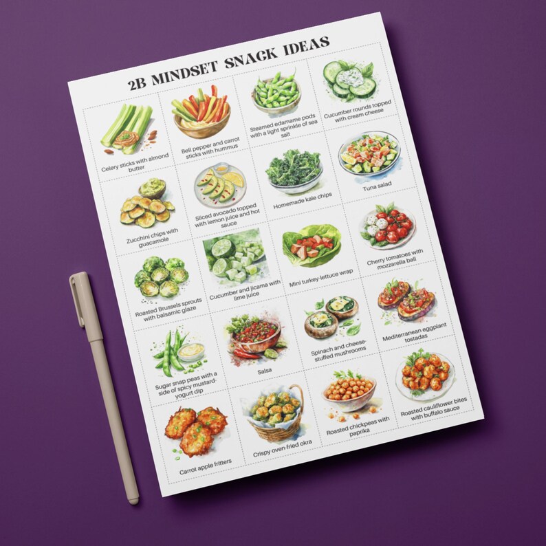 2B Mindset Printable Meal Ideas for 2B Mindset Meal Plan, Bodi Weight ...