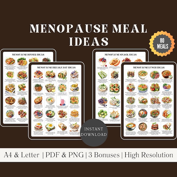 80 Menopause Diet Meal Ideas For Menopause Meal Plan, Menopause Friendly Foods To Help Menopause Symptoms, Printable Menopause Food Chart