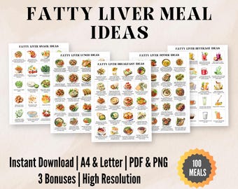 100 Fatty Liver Meal Ideas For Fatty Liver Meal Plan, Fatty Liver Disease Food Chart, Fatty Liver Diet Food List For Liver Health, NAFLD
