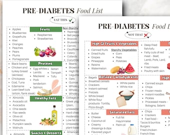 Dieta dla osób przedcukrzycowych (PDF), Lista produktów spożywczych dla osób przedcukrzycowych, Przewodnik po produktach spożywczych dla osób przedcukrzycowych, Tabela produktów spożywczych dla osób przedcukrzycowych, Produkty o niskiej zawartości cukru dla osób przedcukrzycowych