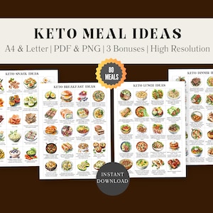 80 Keto Friendly Meal Ideas For Keto Meal Plan, Keto Food List Printable For Beginners, Keto Diet Plan For Weight Loss, Keto Menu Food Chart