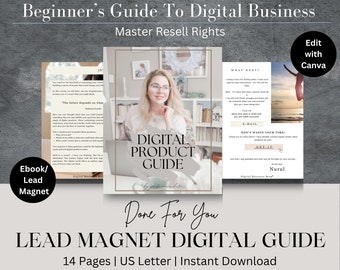 Digital Marketing Guide Freebies MRR/PLR For Leads Generation | Done For You Lead Magnet Digital Products With Master Resell Rights