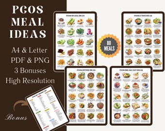 80 PCOS Meal Ideas For Polycystic Ovary Syndrome Meal Plan, PCOS Friendly Foods, PCOS Printable Food List For Hormone Balance And Fertility