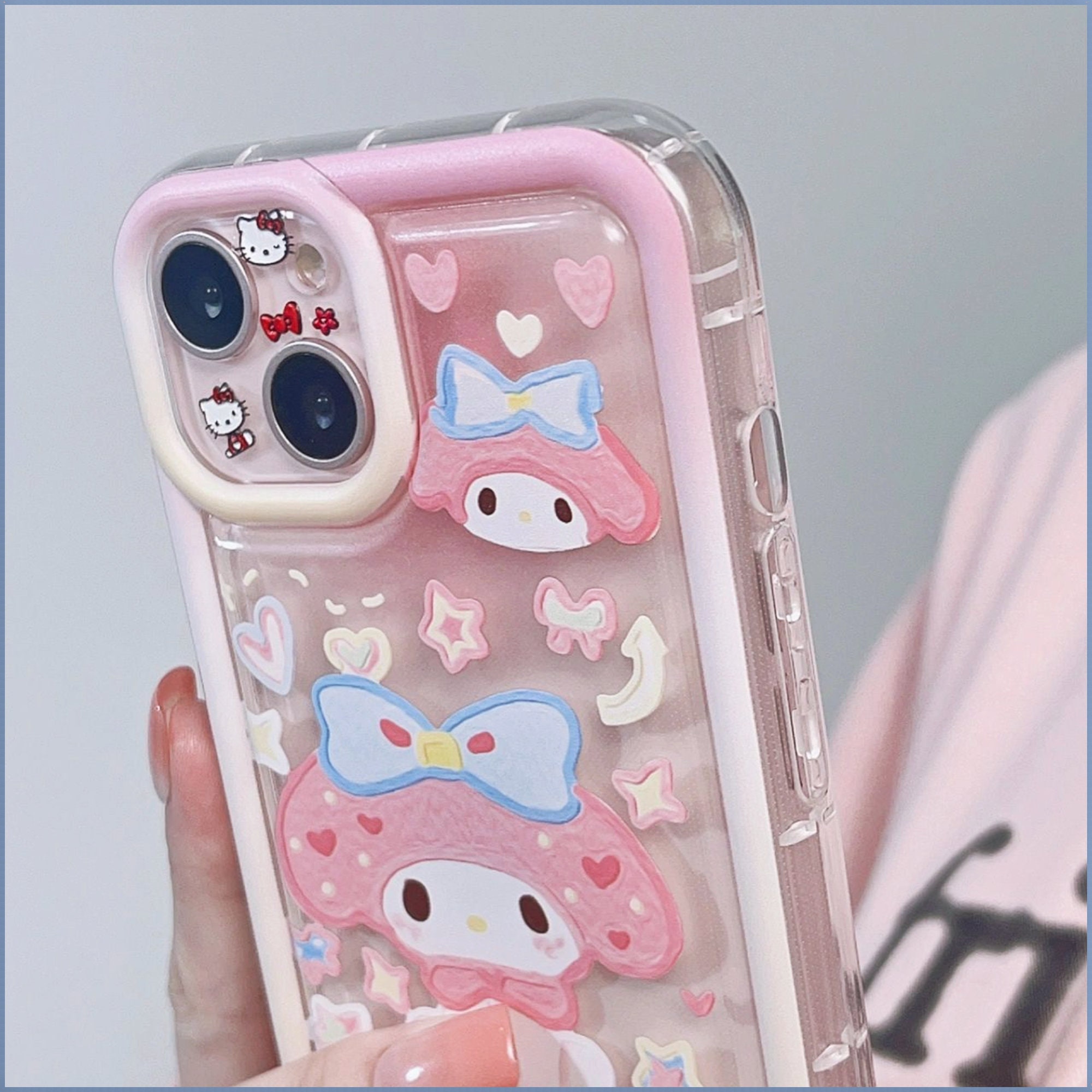 Wholesale 3D Cartoon My Melody Cinnamoroll Mobile Phone Case for Iphone 11  12 Pro Max Premium Back Cover for Apple Cellphone Accessories From  m.
