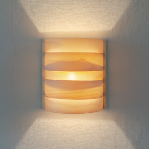 Wall Sconce - Maple veneer wall lamp - LED wall lamp - single wall lamp - Wood veneer Lamp - Bedside lamp - Wall mounted light fixture