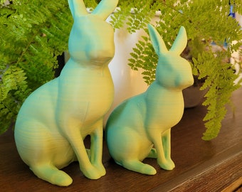Spring Easter Bunny Decorations | Mama and Baby Bunnies | 3D Printed Easter Decorations | Gifts for Easter | Gifts for Her | Spring Decor