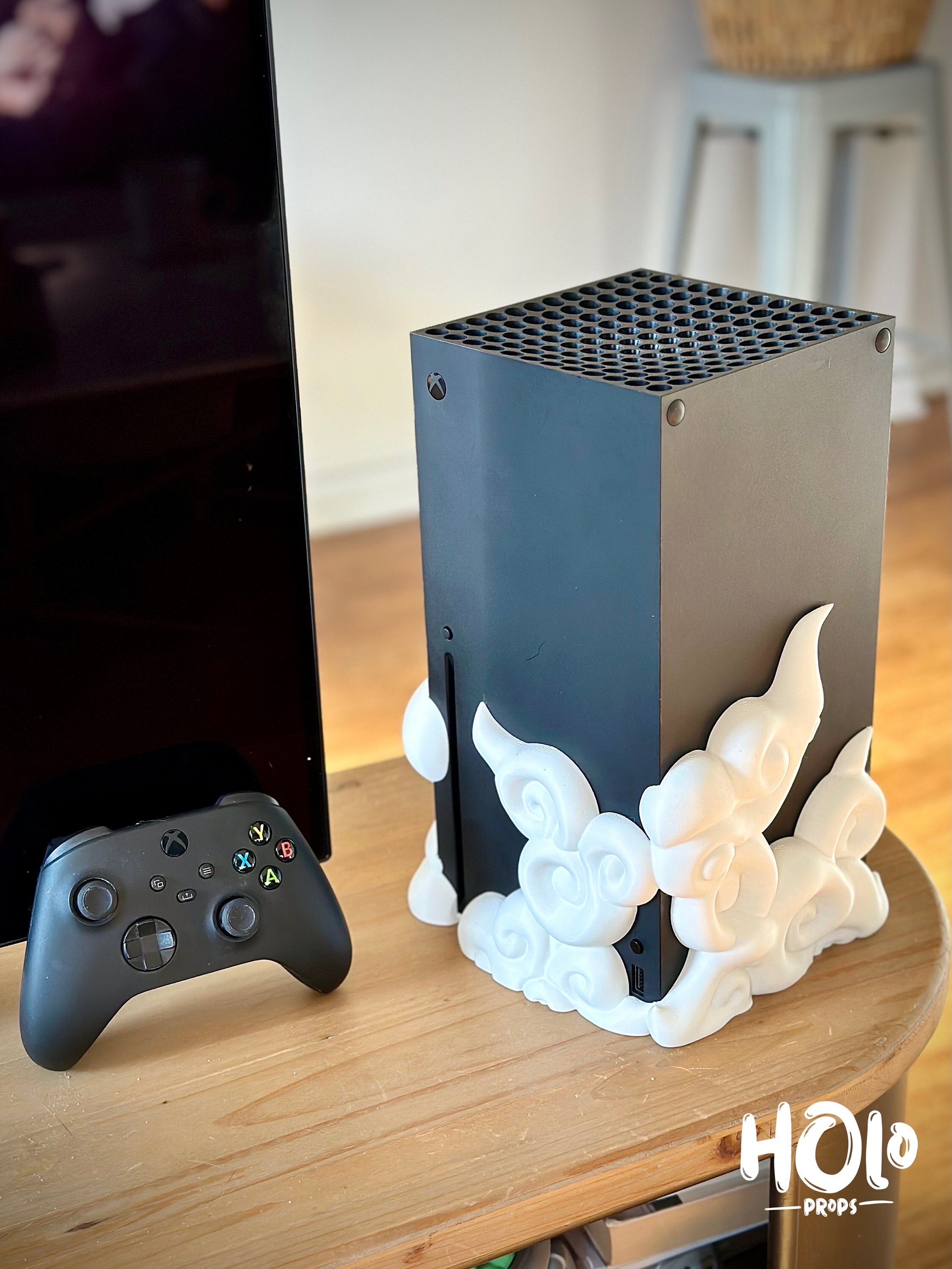 Xbox Series X Stand Console Dock Videogame Stand 3d Printed Controller