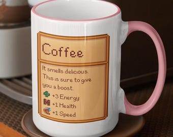Stardew Valley Coffee Mug, Stardew Valley Gift, Stardew Valley Cup, Stardew Valley Game, Cozy Gamer Mug, Coffee Mug for Stardew Valley