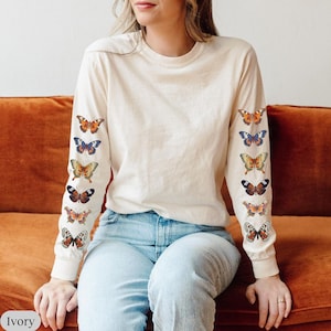 Striped Long Sleeve Shirt Y2k - Etsy