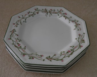 Eternal Beau Side Tea Plates 6" Set of 4 Johnson Brothers 1980s Vintage