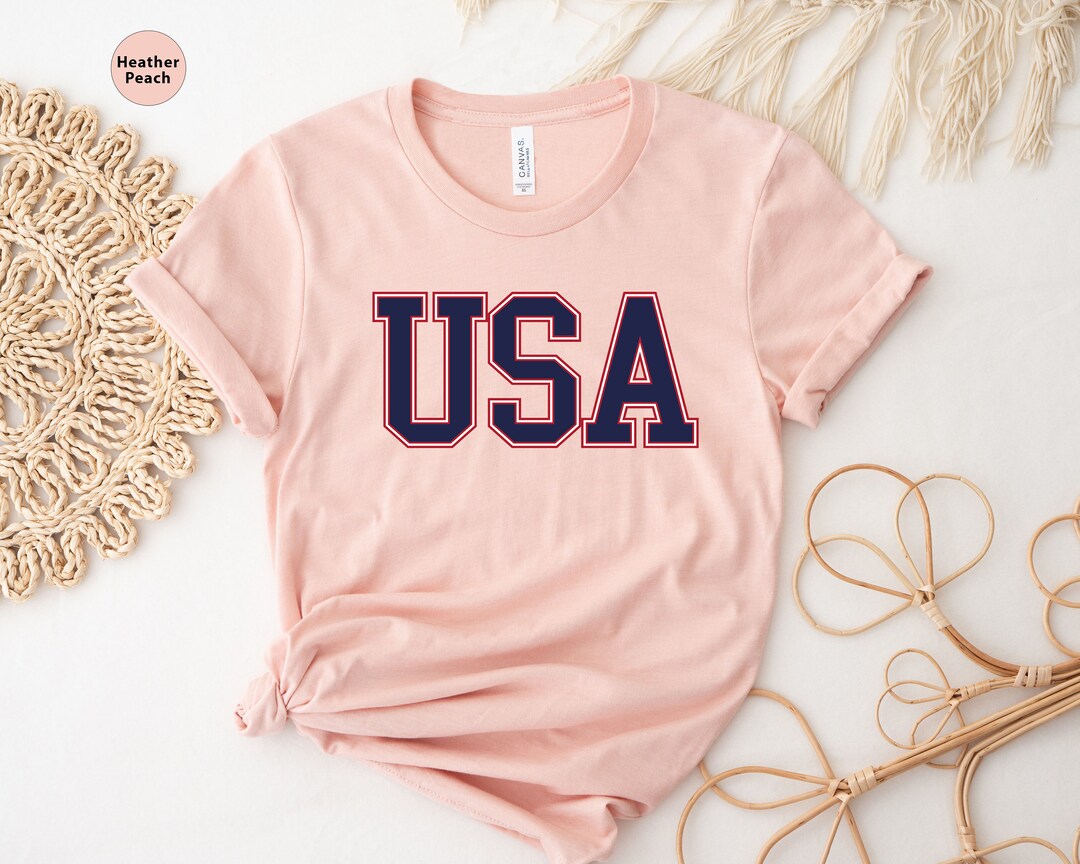 USA Shirt, Big USA Shirt, American Flag Shirt, America Shirt, Red White