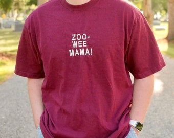 zoo wee mama shirt, rowley jefferson shirt, diary of a wimpy kid shirt, zoo wee mama embroidery, diary of a wimpy kid embroidered shirt