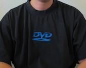 DVD Shirt, DVD Logo T-shirt, 90's Shirt, Vintage Shirt