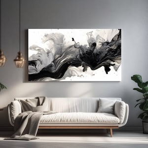 Abstract Splash Expressions, Canvas Print, Home Decor, Canvas Wall Art, Wall Art, Abstraction Art, Perfect Gift, Room Decor, Ready To Hang