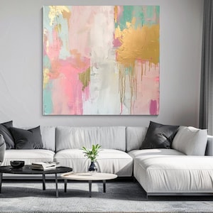 Abstract Painting, Colourful Design, Luxury Canvas Print, Canvas Picture, Home Decor, Canvas Wall Art, Gift, Room Decor, Wall Hangings
