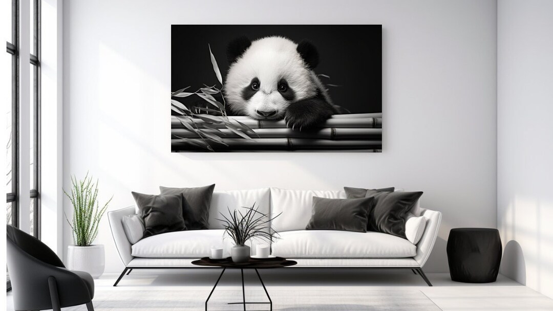 Cute Baby Panda I, Design, Canvas Print, Home Decor, Canvas Wall Art ...