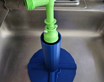 3D Printed Aquarium Accessory - Splash Guard for Easy Water Changes