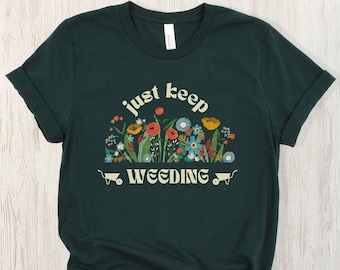 Gardener Tshirt, Spring Gardening TShirt, Spring Flowers Shirt, Spring Clothing, Plant Lover Shirt, Gift for Gardener, Gift for Friend