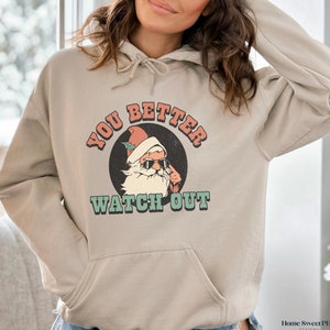 Funny Christmas Sweatshirt, Santa Christmas Hoodie, Christmas Sweatshirt, Holiday Apparel, Holiday Shirt, Christmas Shirt, Santa Sweater