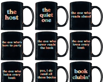 Custom Book Club Mug, Book Club Gift, Book Lover Mug, Book Club Mug, Book Club Group Mugs, Reader Mug, Book Lover Gift, Funny Book Club Mug