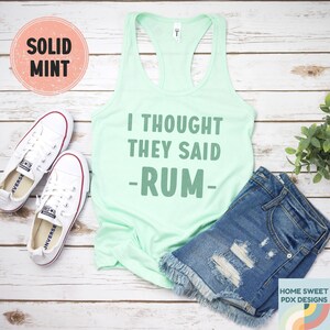Runner Shirt, Running Tank Top, Runner's Tank, Running Shirt, Funny Running Shirt, Gift for Runner, Women's Runner Top, Workout Tank Top Solid Mint