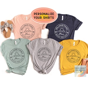 Custom Family Vacation Shirts, Personalized Summer Family Vacation Shirts, Spring Beach Vacation Shirts, Matching Vacation Tee, Beach Trip