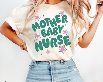 Comfort Colors® Mutter-Kind-Shirt, Geschenkidee für Mutter-Kind-Krankenschwestern, Shirt für Intensivpflegekräfte (Neonatologie), Shirt für Hebammen und Wochenbettpflegekräfte