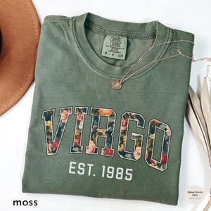 Comfort Colors® Custom Virgo Shirt, August September Birthday Shirt, Astrology Virgo Gift, Virgo Zodiac Gift, Horoscope Virgo Shirt