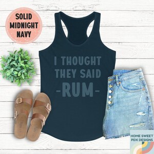 Runner Shirt, Running Tank Top, Runner's Tank, Running Shirt, Funny Running Shirt, Gift for Runner, Women's Runner Top, Workout Tank Top Solid Midnight Navy