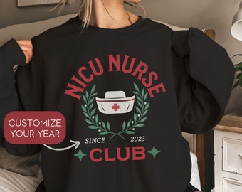 Custom NICU Nurse Sweatshirt, Personalized NICU Nurse Shirt, NICU Nurse Crewneck, Neonatal Nurse Shirt, Neonatal rn Sweatshirt, nicu sweater
