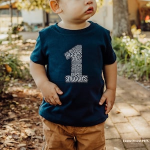 First Birthday Shirt, One Words Shirt Boy Girl, First Birthday Party Shirt, 1st Birthday Shirt, One Year Birthday Shirt, Infant Tee