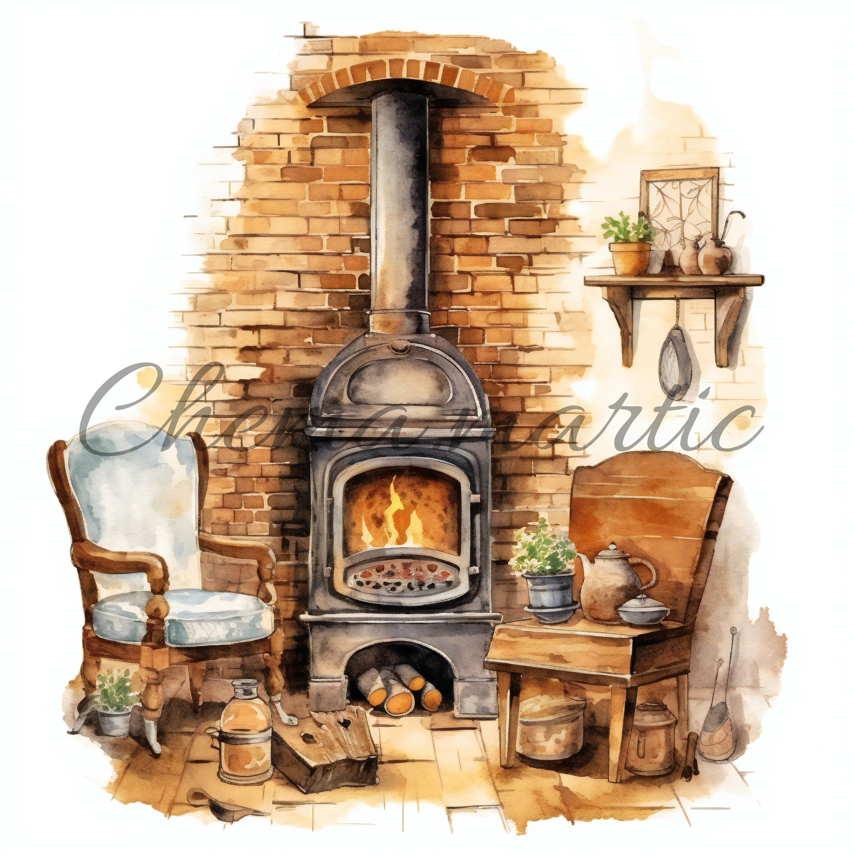 Fireplace Shirt Etsy