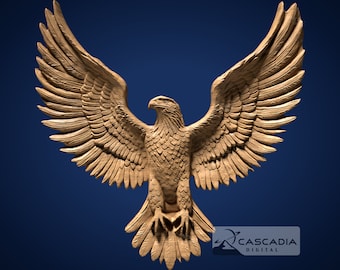 Eagle - STL Model for CNC Router and 3D Printing