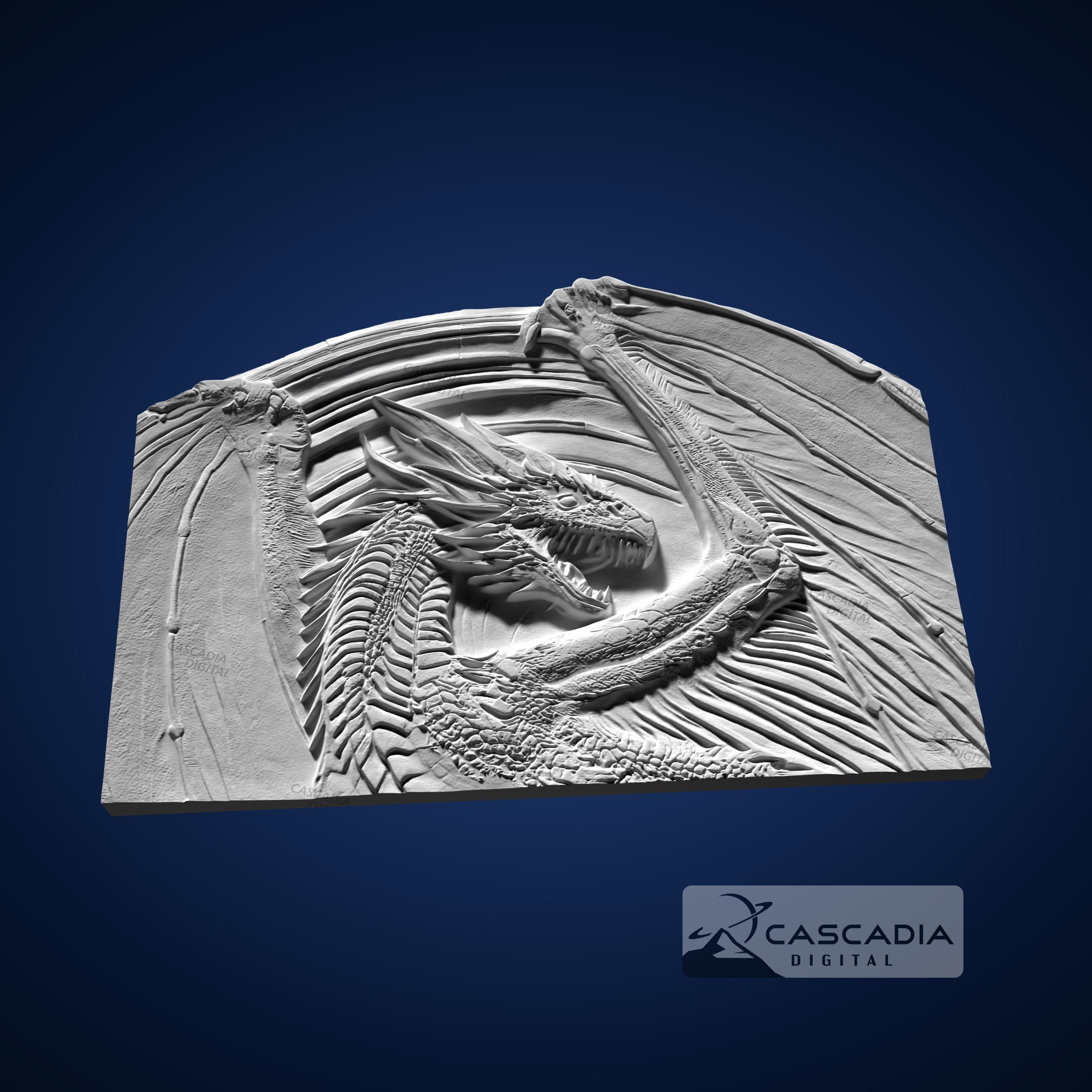 Dragon - STL Model for CNC Router and 3D Printing - Etsy