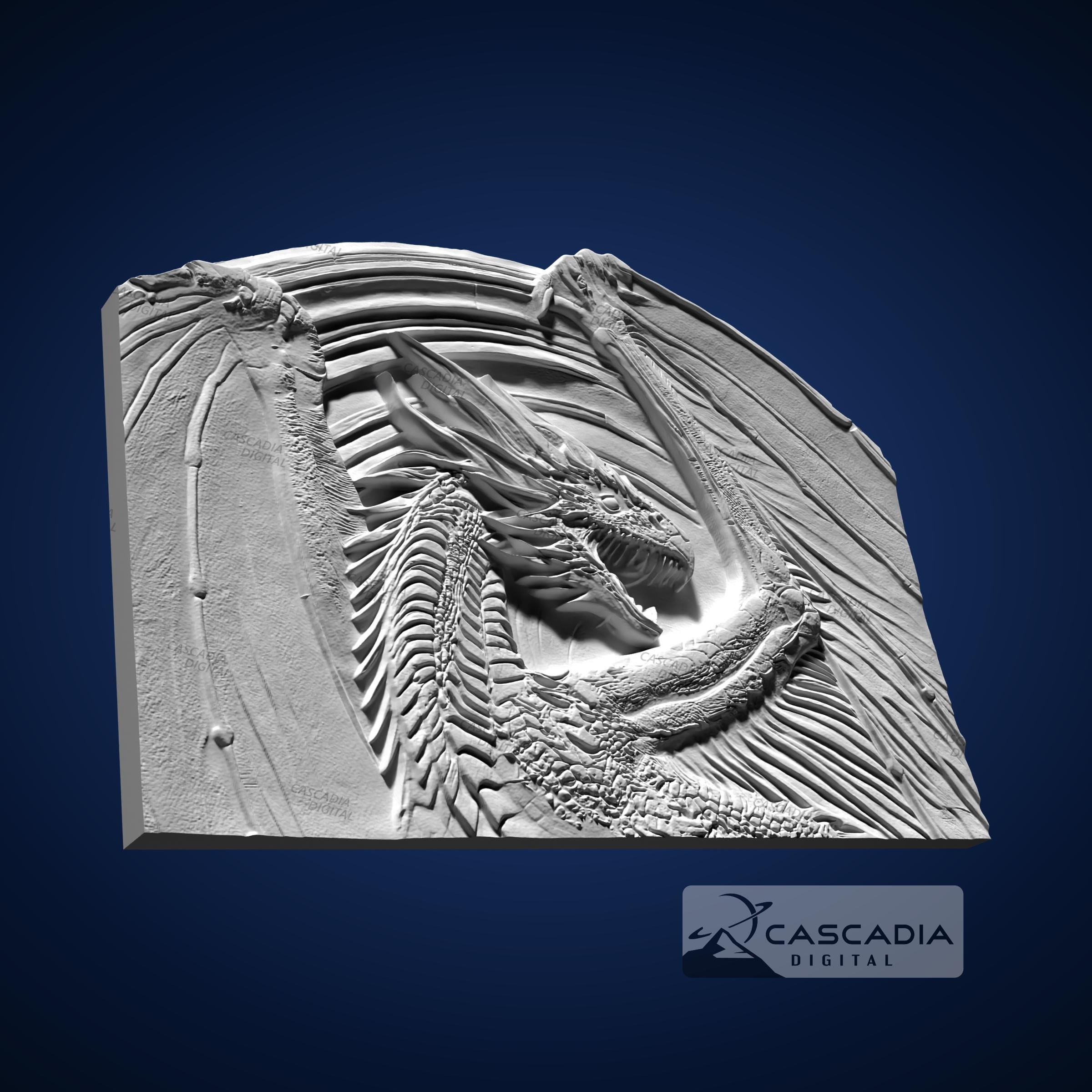 Dragon - STL Model for CNC Router and 3D Printing - Etsy