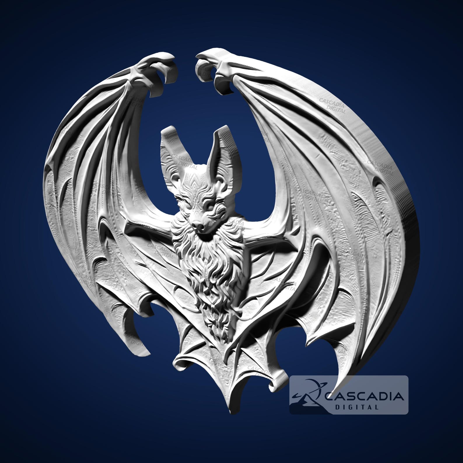 Bat - STL Model for CNC Router and 3D Printing - Etsy
