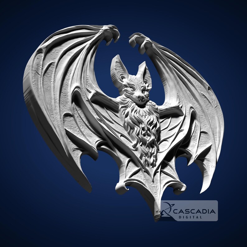 Bat - STL Model for CNC Router and 3D Printing - Etsy